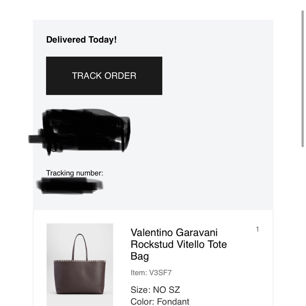 *NO LONGER FOR SALE* NEW VALENTINO Rock-stud tote bag chocolate brown. - Picture 6 of 8